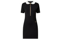 LOUIS VUITTON Technical Jersey Peter Pan Collar Dress