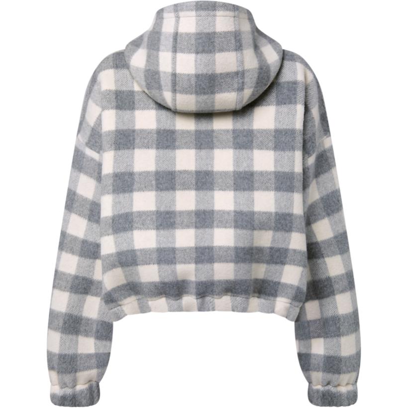 LOUIS VUITTON Double Face Check Zip-Up Jacket