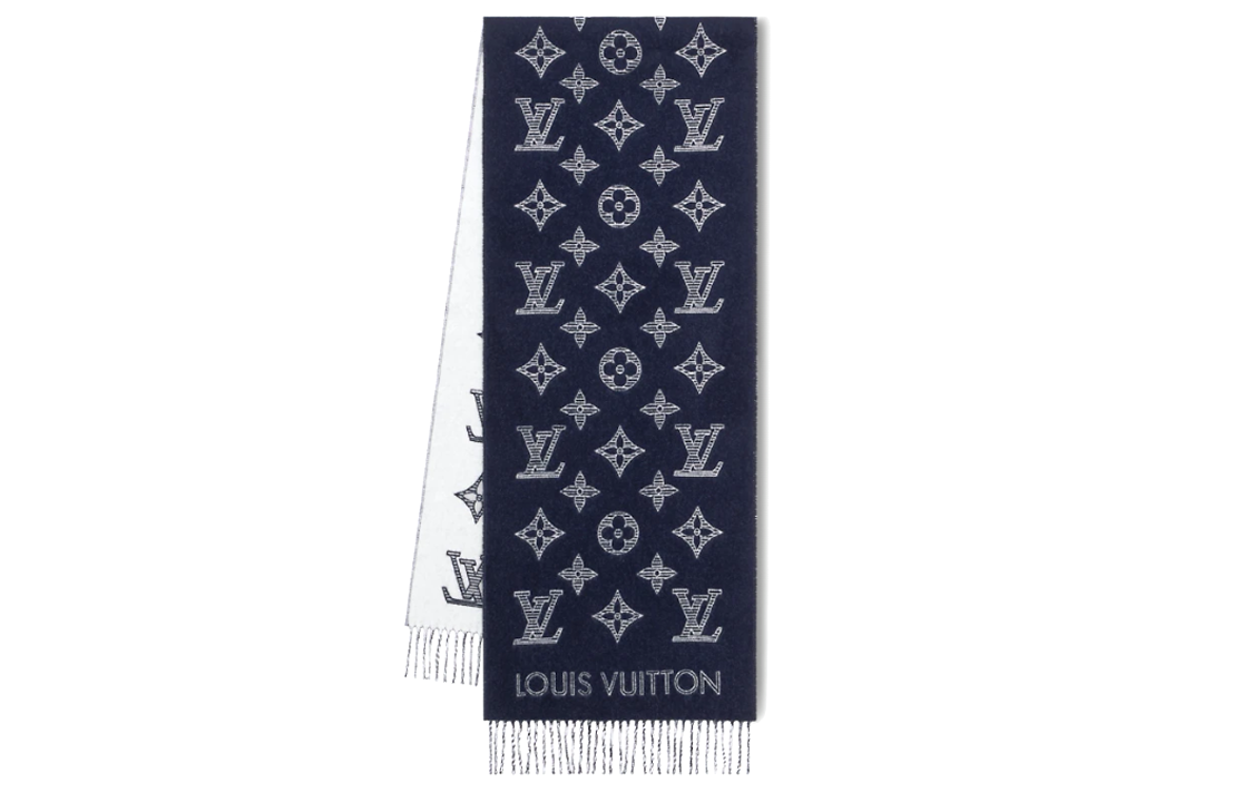 LOUIS VUITTON Monogram Shadow Scarf