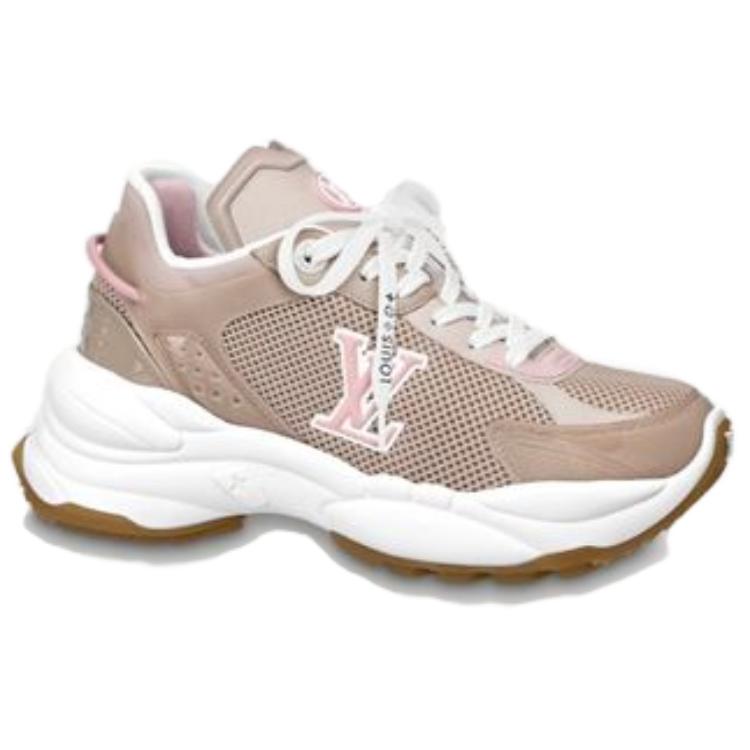 LOUIS VUITTON Run 55 Sneakers 'Tan Pink' Women's