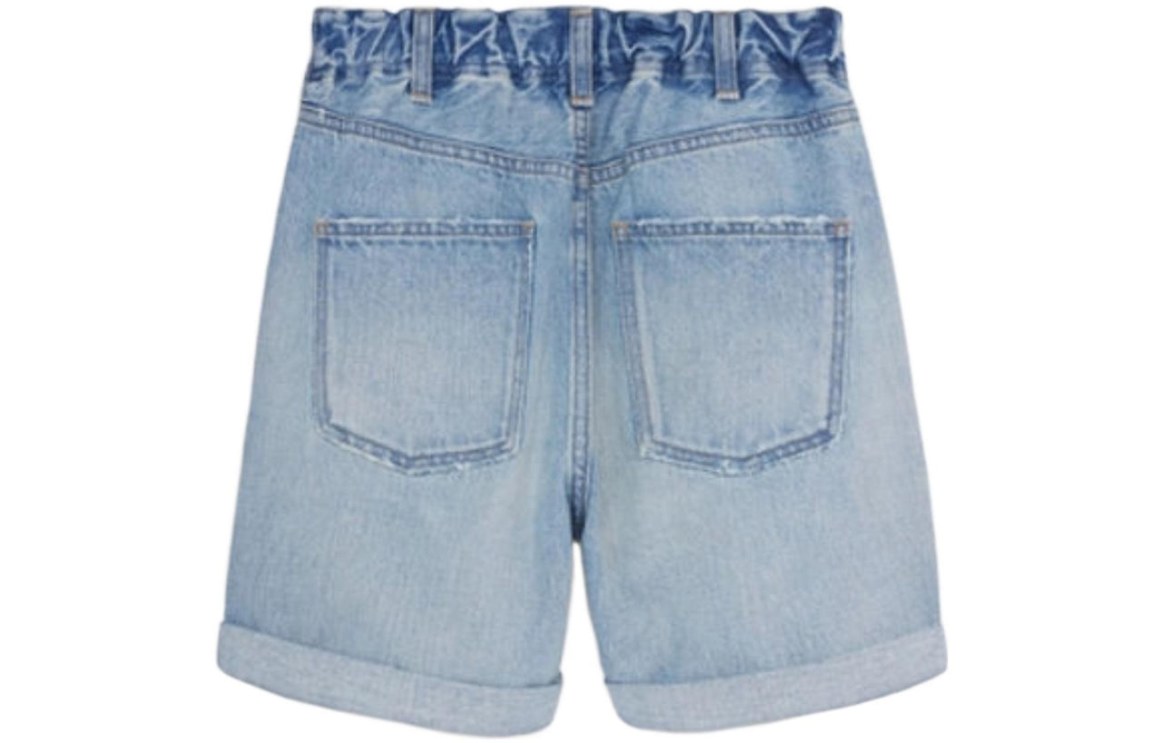 CELINE Denim Shorts Women's Blue