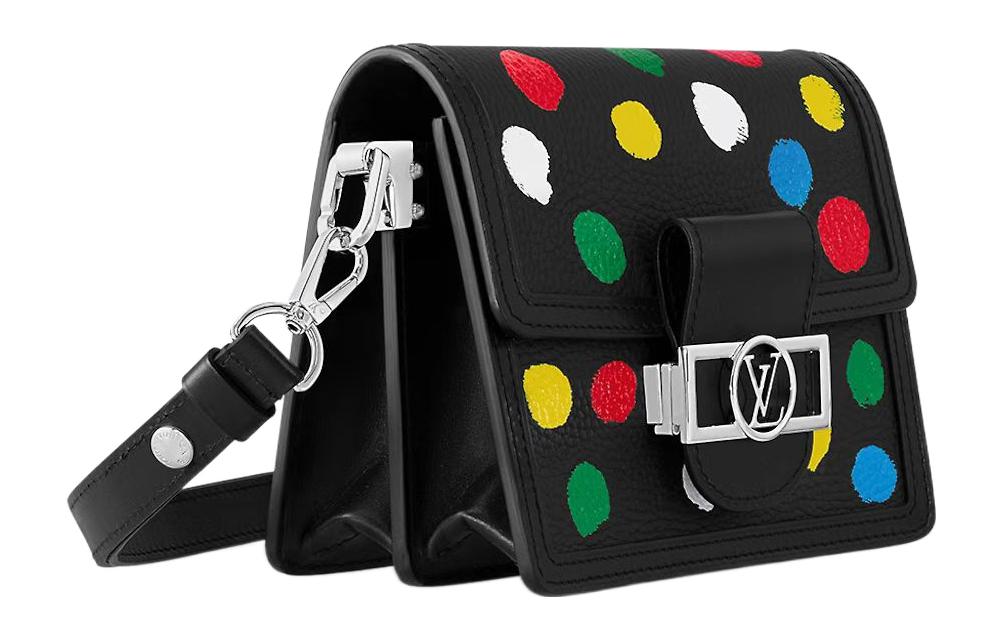 LOUIS VUITTON X Yayoi Kusama Dauphine Mini Black