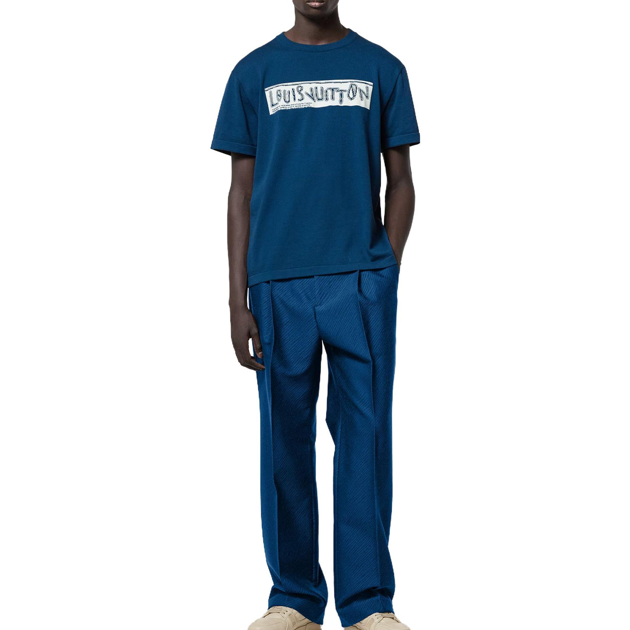 LOUIS VUITTON FW23 T Shirt Men's Blue