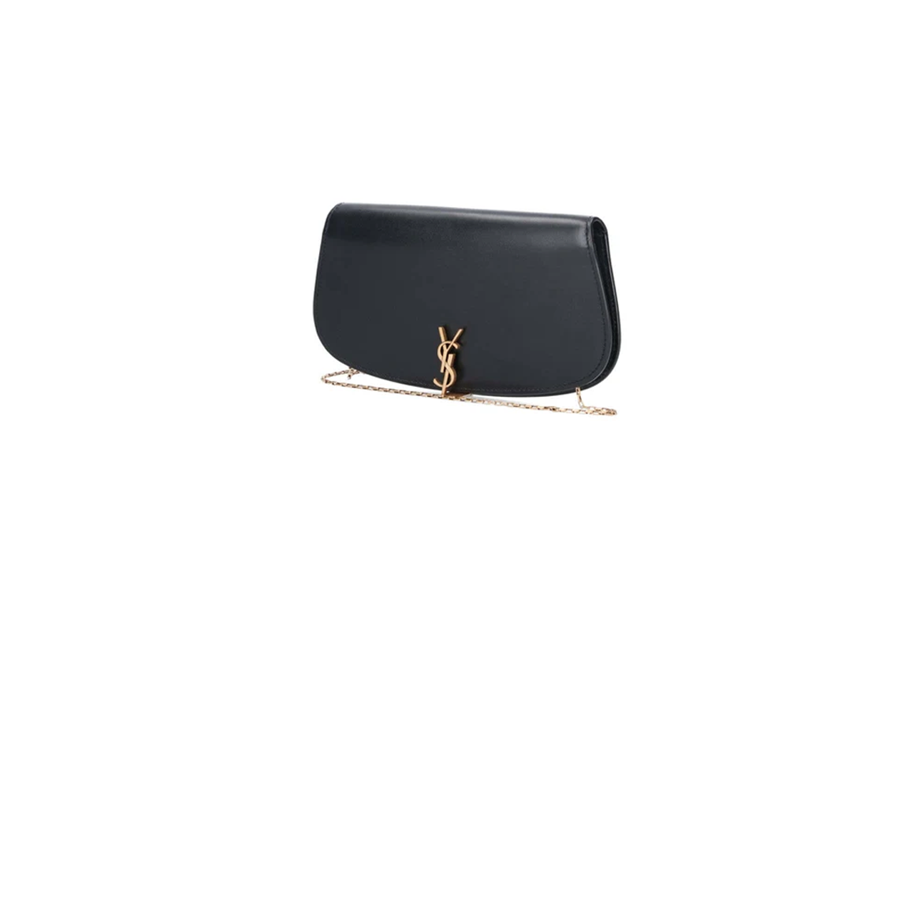 SAINT LAURENT CASSANDRA Calfskin Shoulder Bag Women's Black