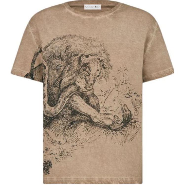 DIOR FW22 T-Shirt Women's Brown