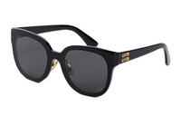 MIU MIU Acetate Square Sunglasses Women's Black