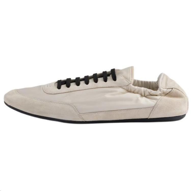 PRADA Collapse Low Top Casual Shoes Men's Ivory