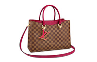LOUIS VUITTON Leather Handbag, Shoulder Bag Women's Red