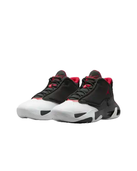 (GS) Air Jordan Max Aura 4 'Black White Gym Red' DQ8404-061