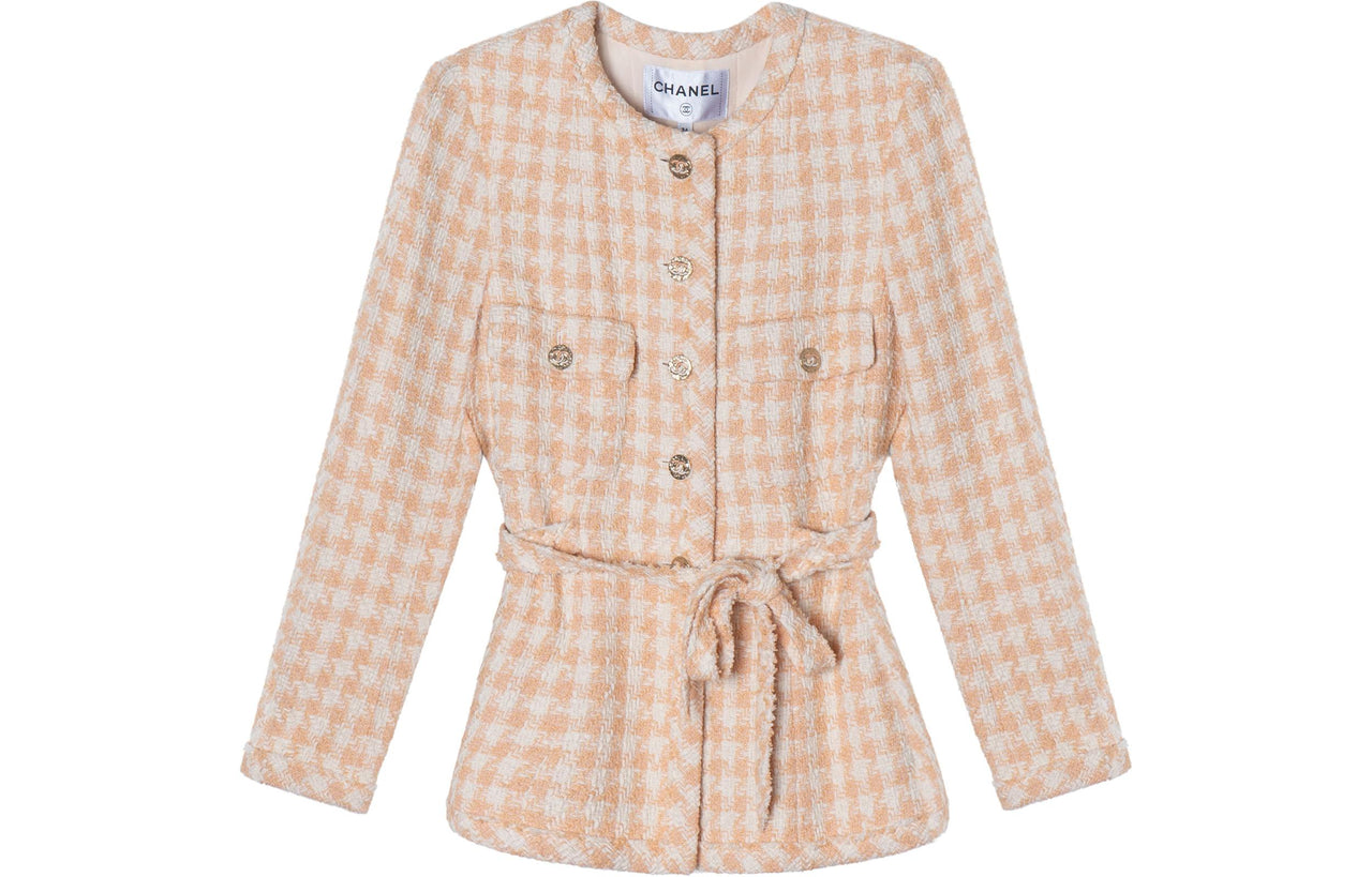 CHANEL Jackets Coats Women's Orange