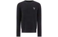 PRADA Logo Embroidered Crewneck Knit Sweater