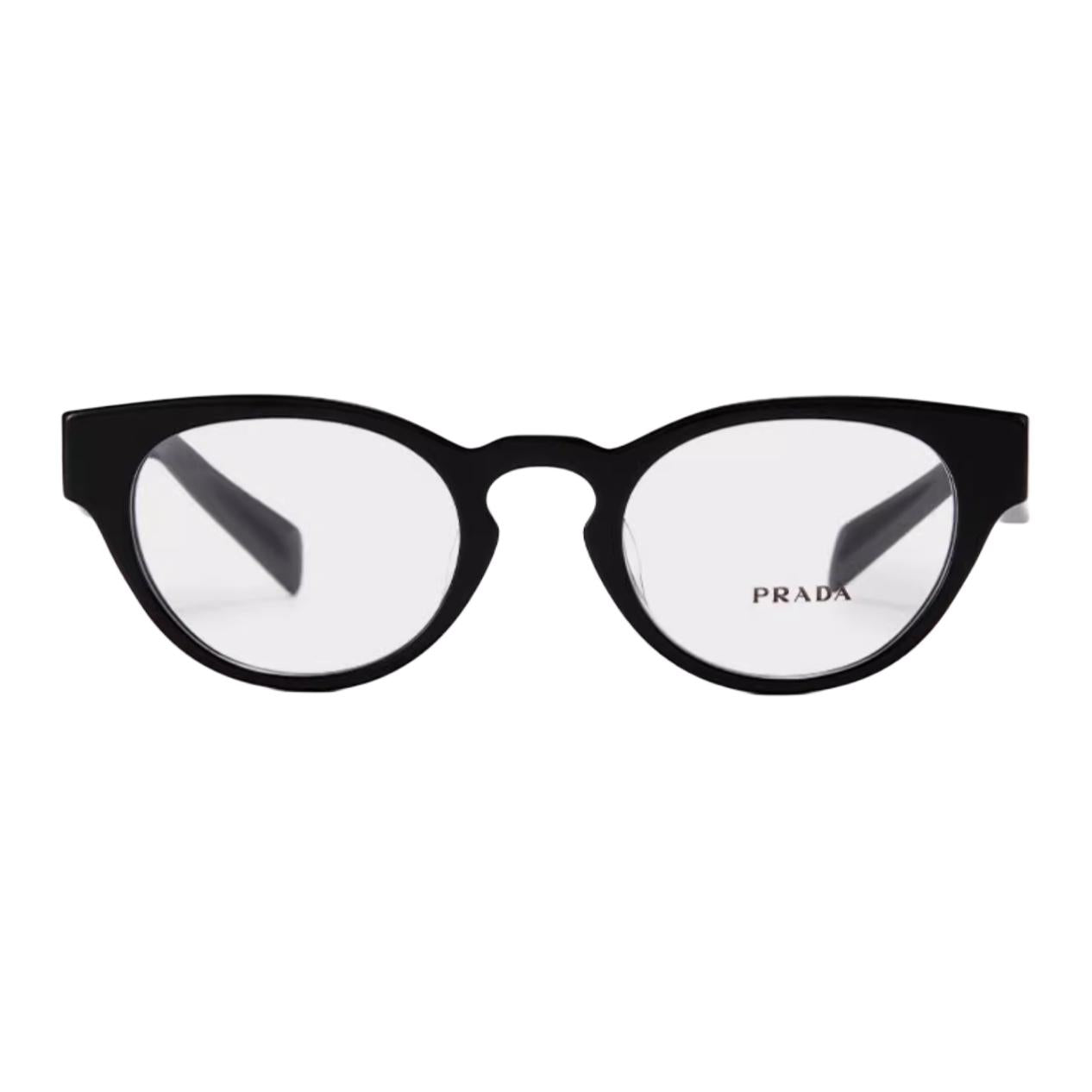 PRADA Plate Frame Round Eyeglass Frames Women's Multicolor