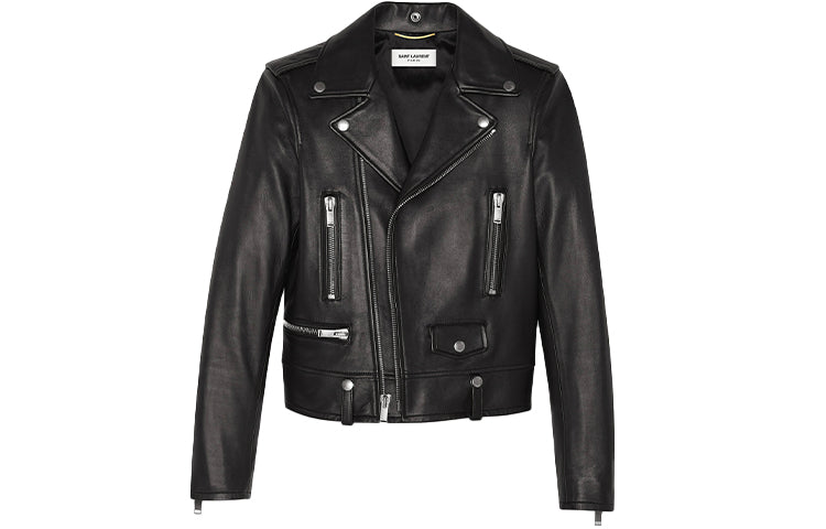 SAINT LAURENT Motorcycle Leather Jacket