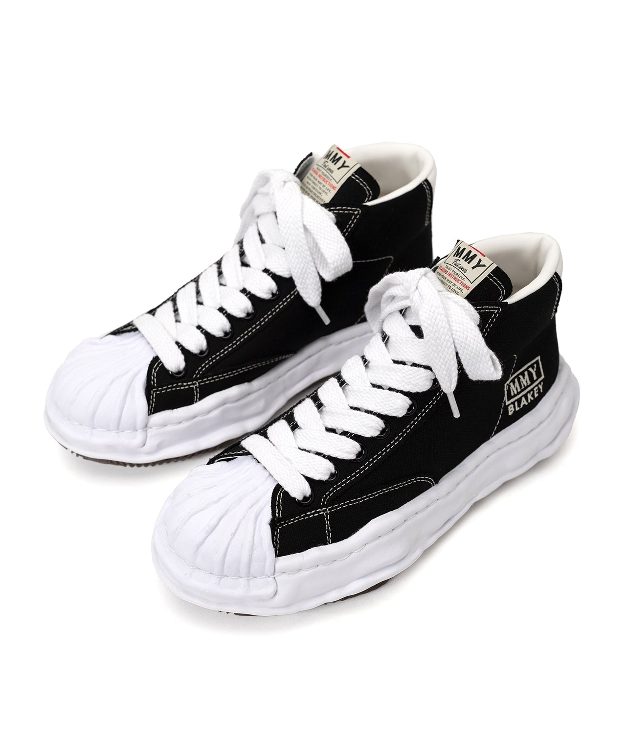 Maison MIHARA YASUHIRO BLAKEY OG Sole Canvas High-top Sneaker 'Black' A08FW736-BLK