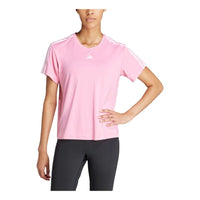 (WMNS) adidas AEROREADY Train Essentials 3-Stripes T-shirt Asia Sizing 'Bliss Pink' IS4215