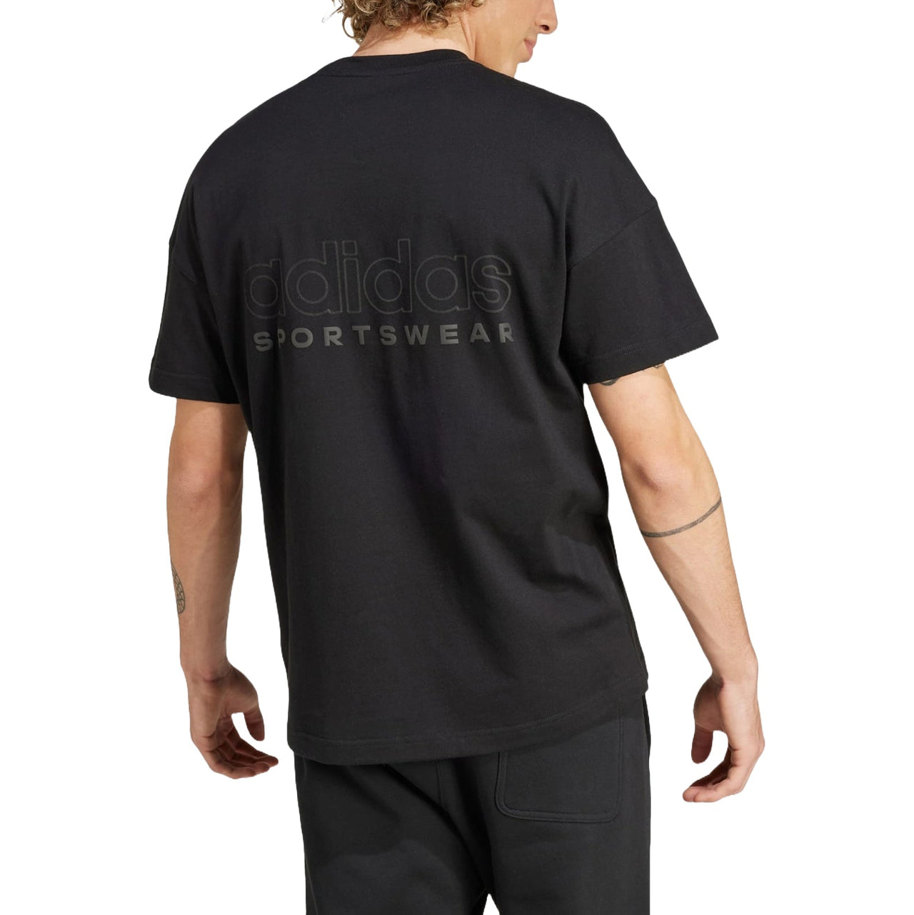 adidas ALL SZN Graphic T-shirt Asia Sizing 'Black' IX1262