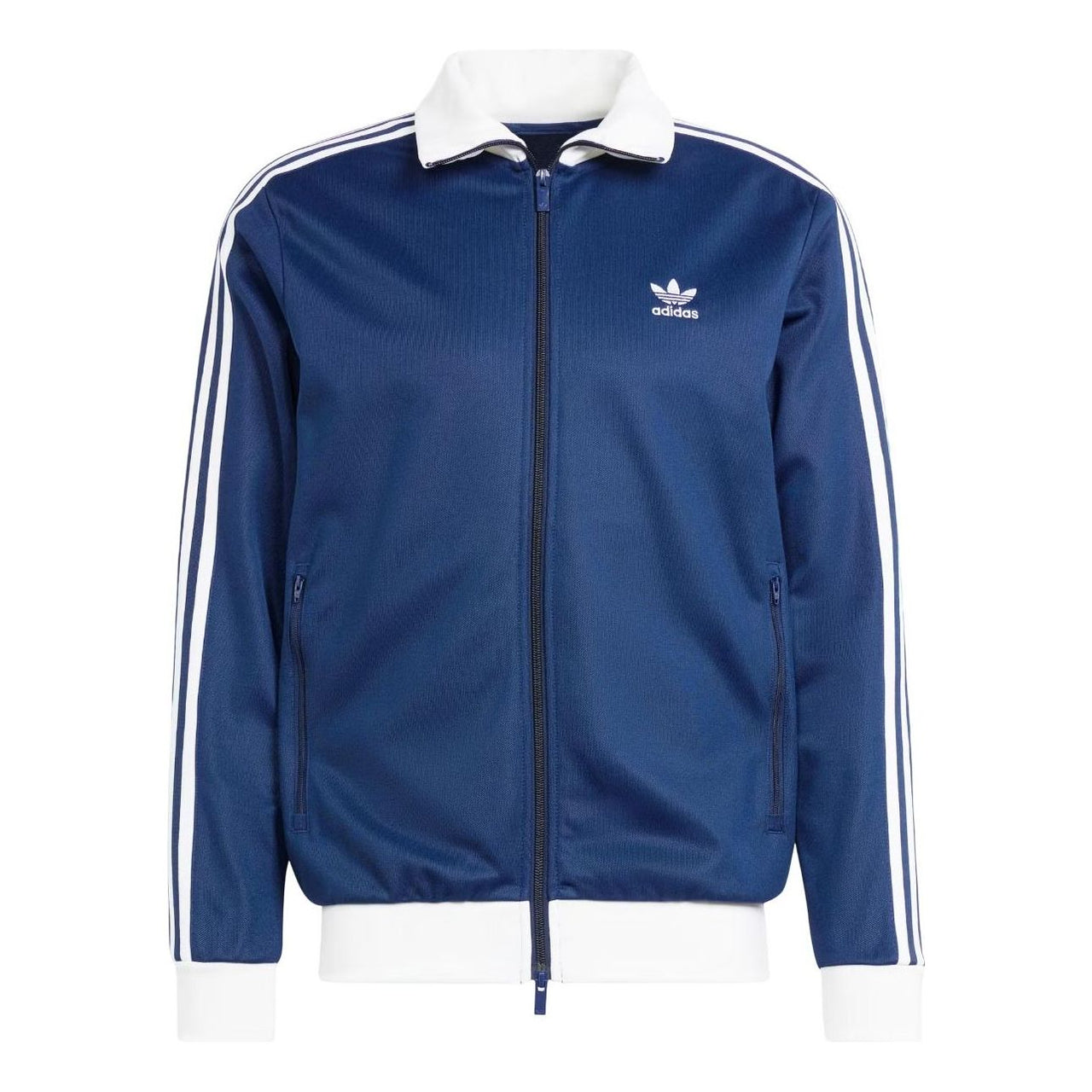 adidas Waffle Beckenbauer Track Jacket Asia Sizing 'Night Indigo' IP0418