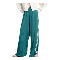 (WMNS) adidas Adicolor Satin Wide Leg Track Pants Asia Sizing 'Collegiate Green' IP2960