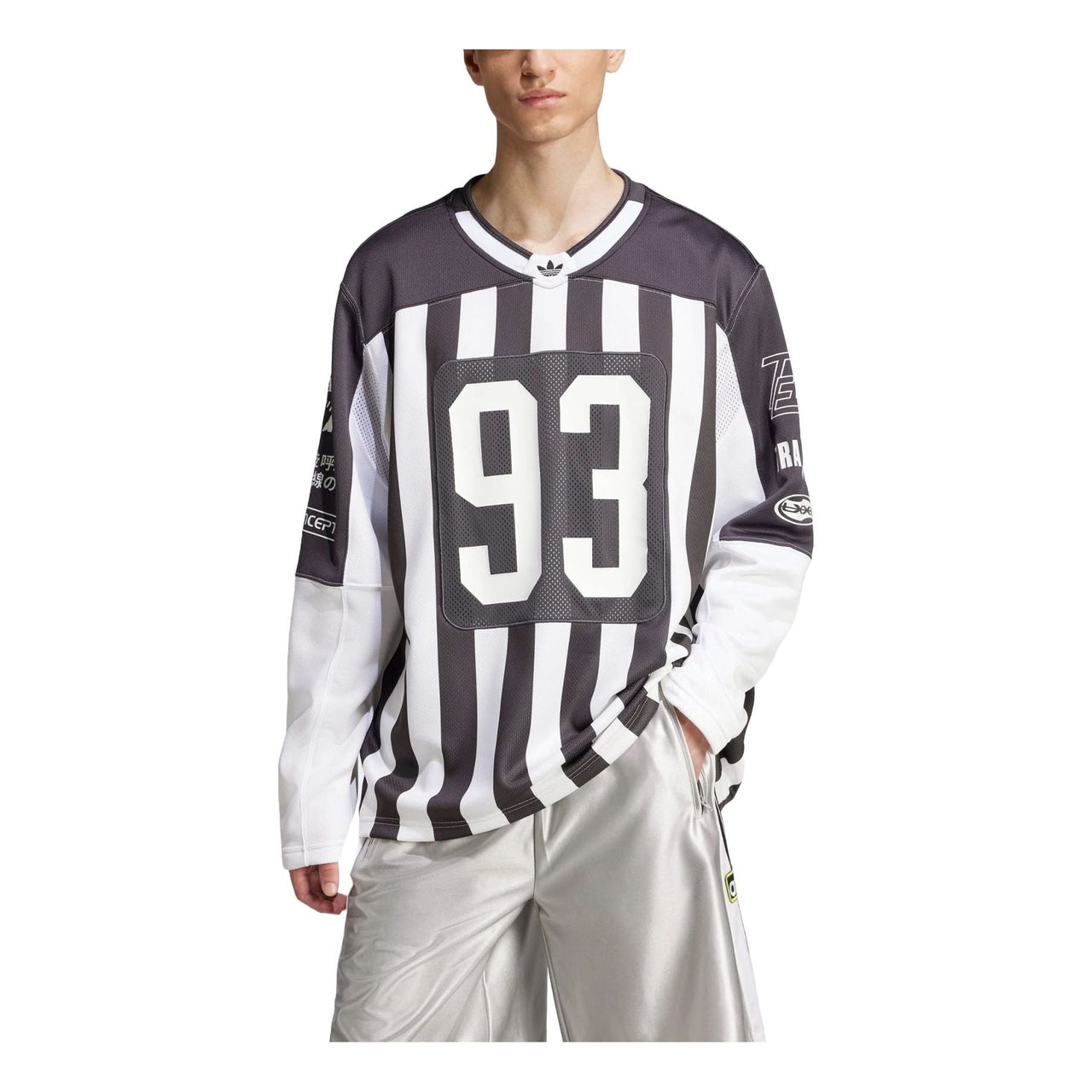 adidas Adilenium Season 2 Team '93 Jersey 'White Black' JM4943