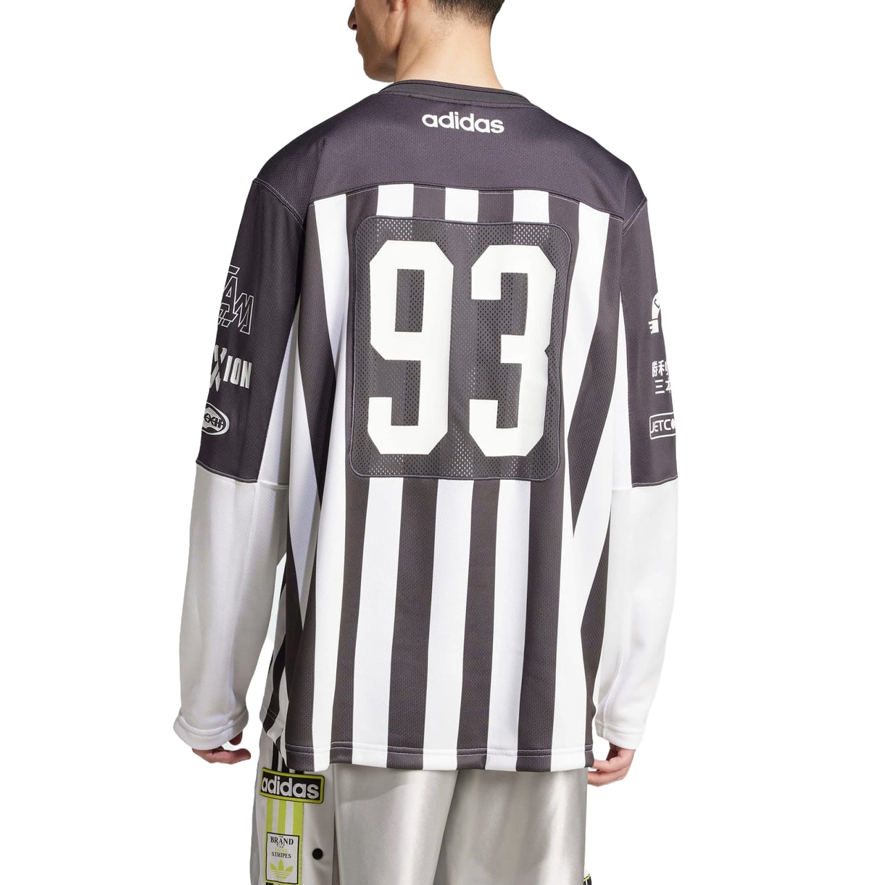 adidas Adilenium Season 2 Team '93 Jersey 'White Black' JM4943