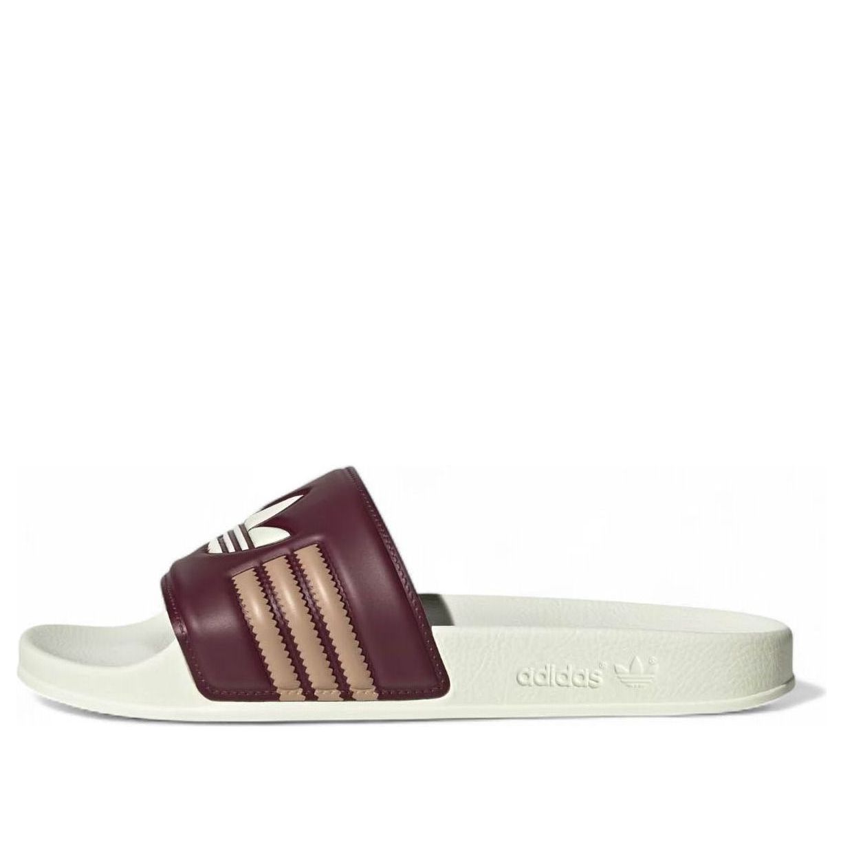 adidas Adilette Slides 'Shadow Red Cream White' JH7763