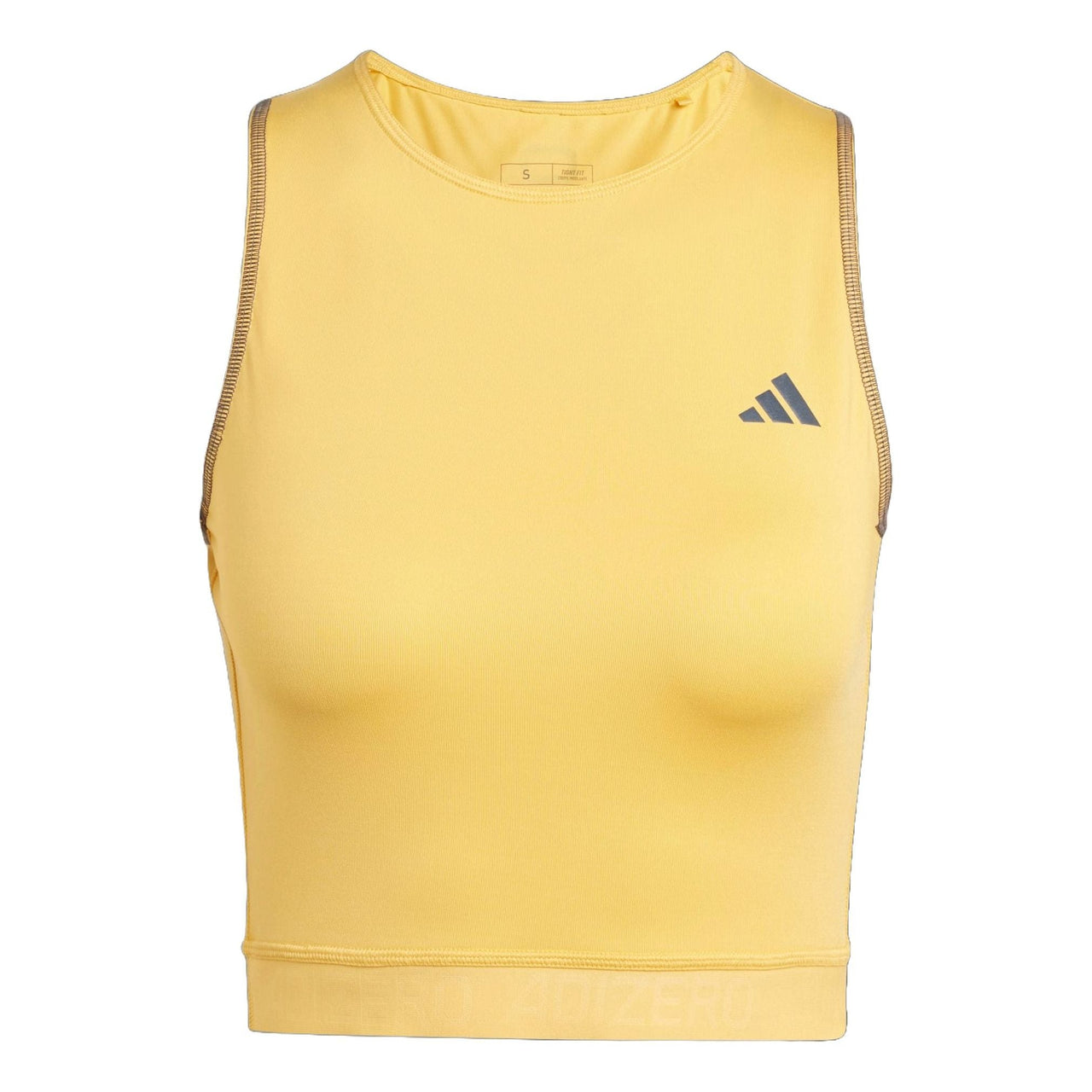 (WMNS) adidas Adizero Running Crop Tank 'Yellow' IN1171