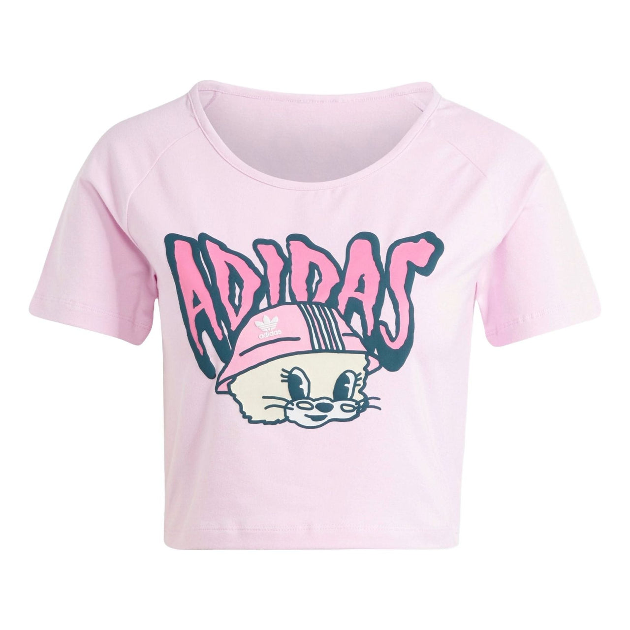 (WMNS) adidas Originals Graphic Baby T-shirt Asia Sizing 'Pink' IV9299