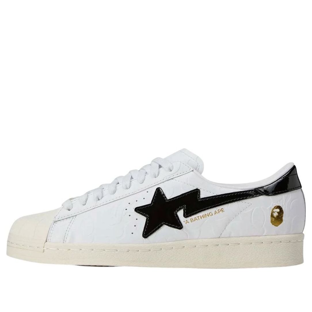 adidas x A Bathing Ape Superstar Vintage 'White Black' JR2701