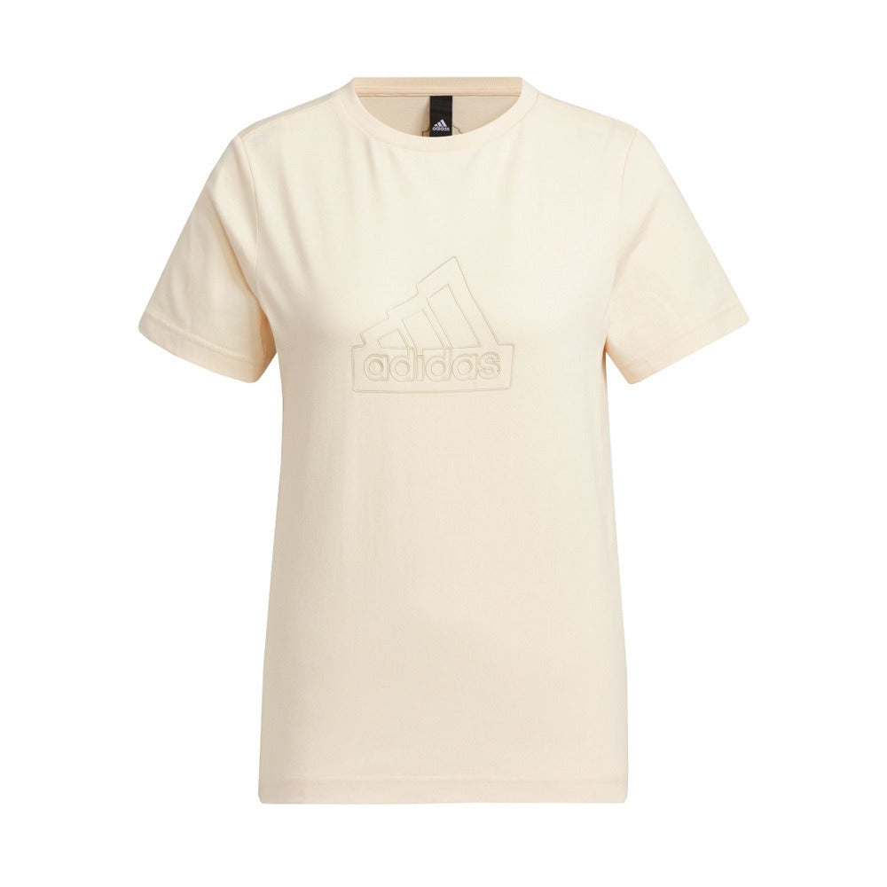(WMNS) adidas Tech Bos T-Shirt 'Beige' IM8839