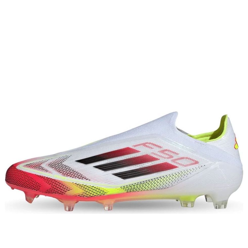 adidas F50 Elite Laceless FG 'Pure Victory Pack White Yellow Neon Red' IE1214