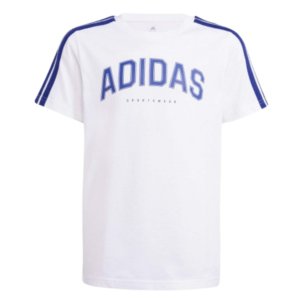 (GS) adidas Codes Collegiate Graphic T-Shirt 'White Blue' JI6674