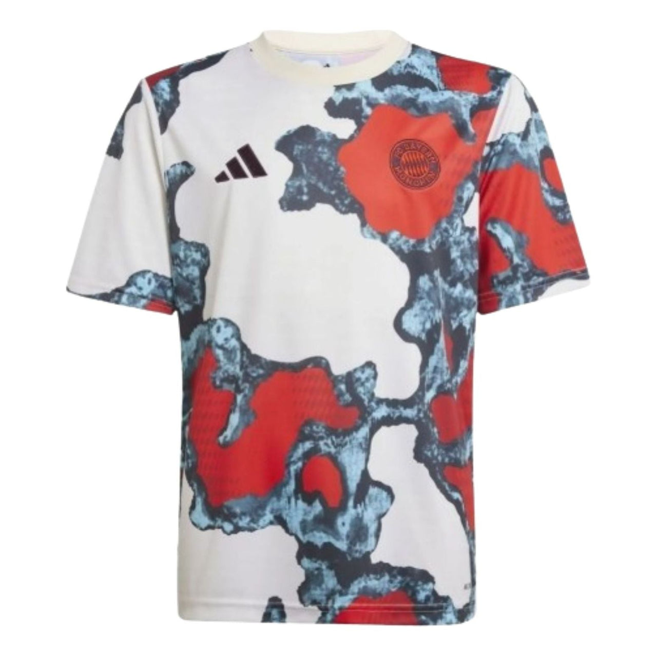 (GS) adidas FC Bayern 24/25 Pre-Match Jersey 'Red White' JE6774