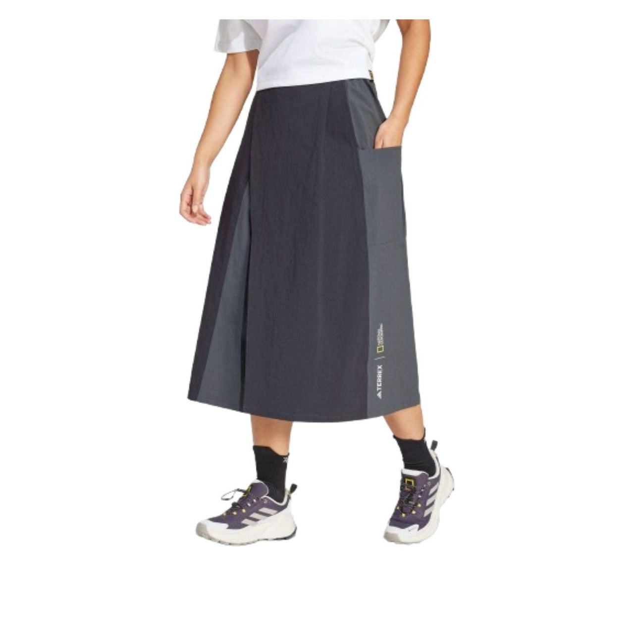 (WMNS) adidas Nat Geo Wind.rdy Skirt 'Black' JD5843