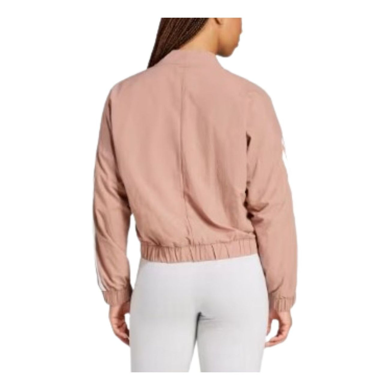 (WMNS) adidas Essentials 3-Stripes Lifestyle Woven Bomber Jacket 'Pink' JD5318