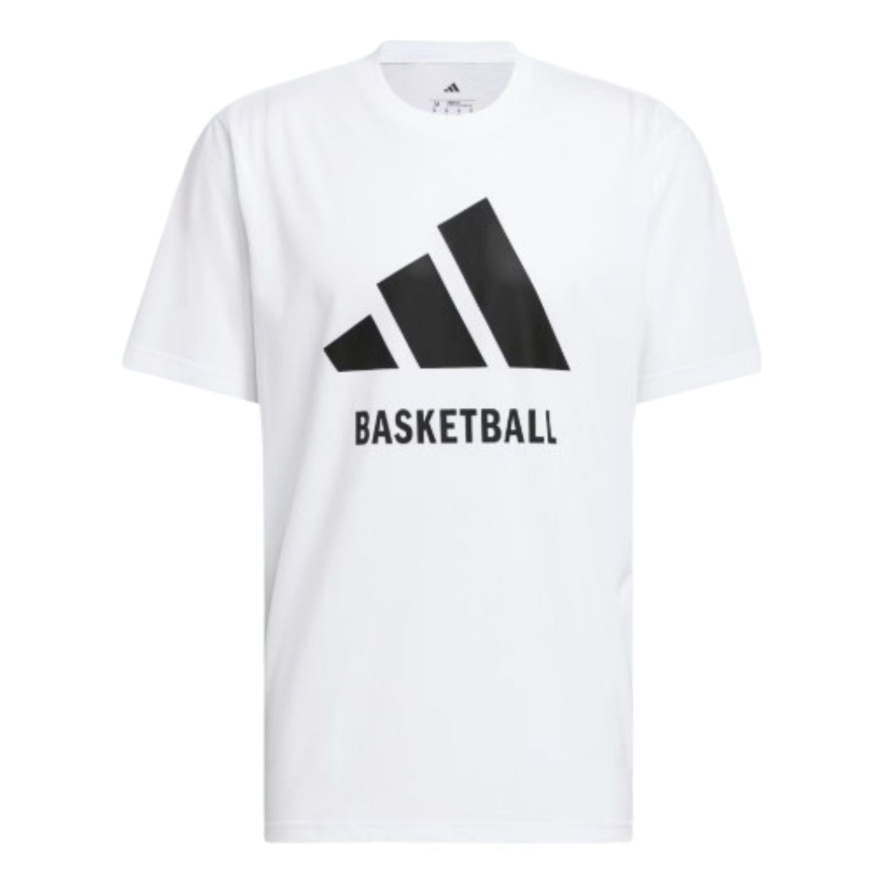 adidas Basketball T-Shirt 'White Black' JI7099