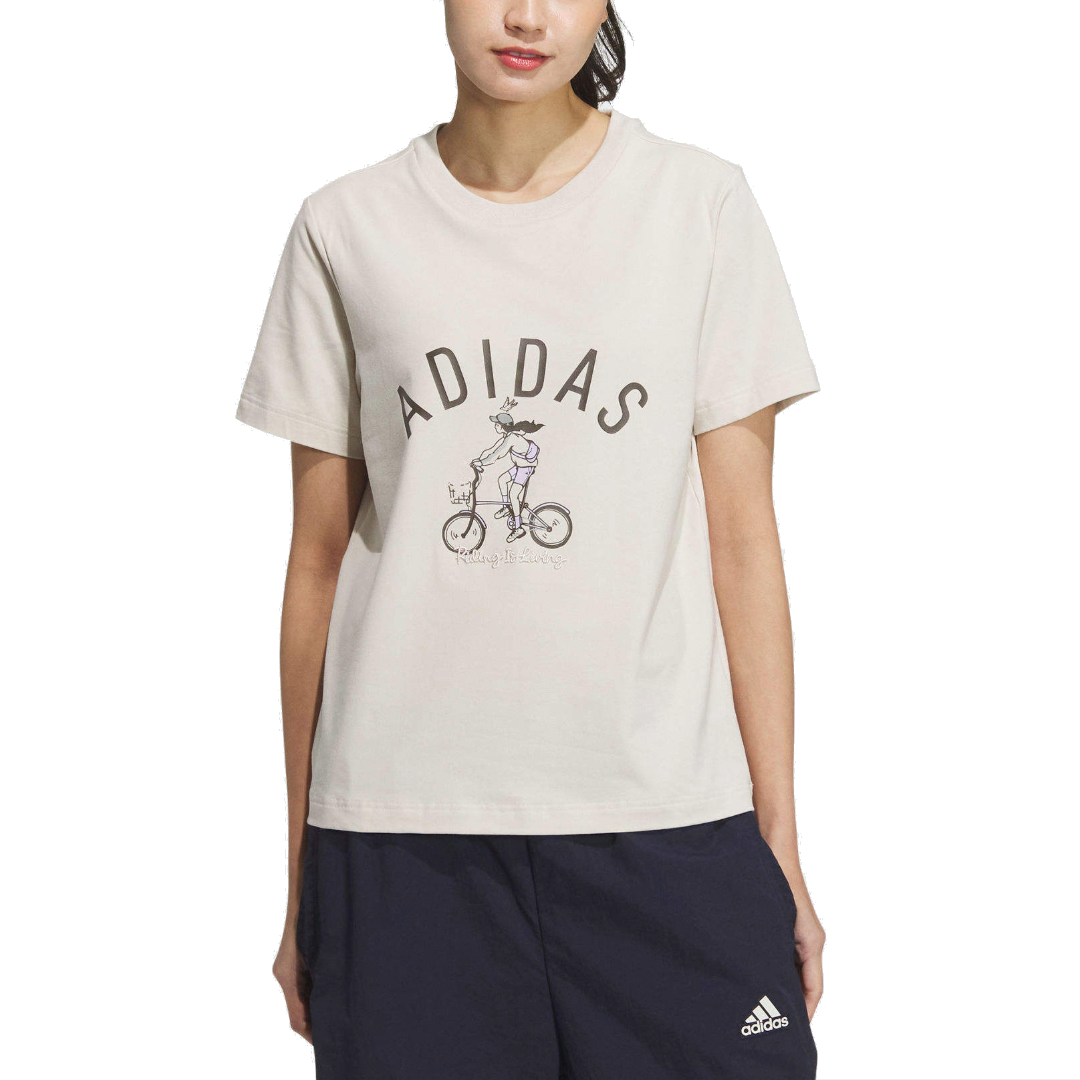 (WMNS) adidas Original T-Shirt Asia Sizing 'White' JN7772