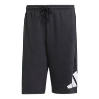 adidas Essentials Large Logo French Terry Shorts 'Black' JE8956