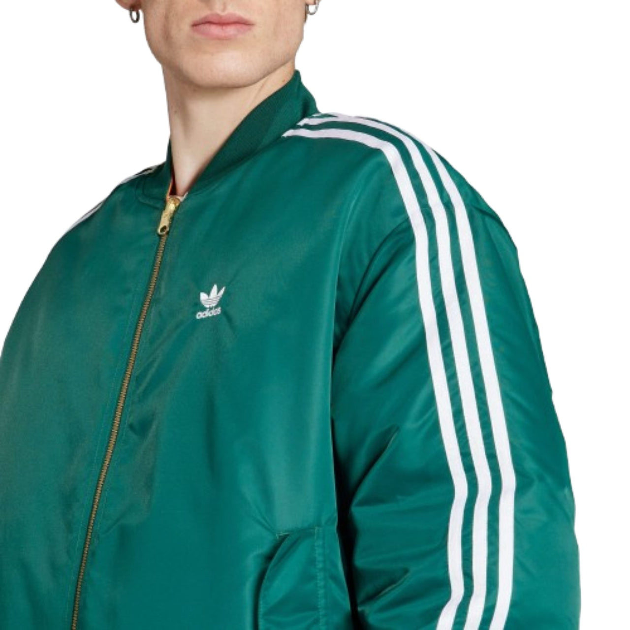 adidas Oversized Reversible Bomber Jacket 'Green White' IW3649