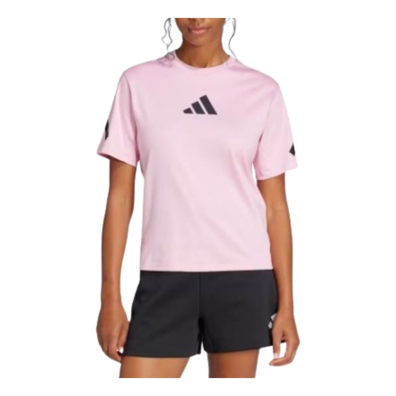 (WMNS) adidas Z.N.E T-Shirt 'Pink Black' JC5401