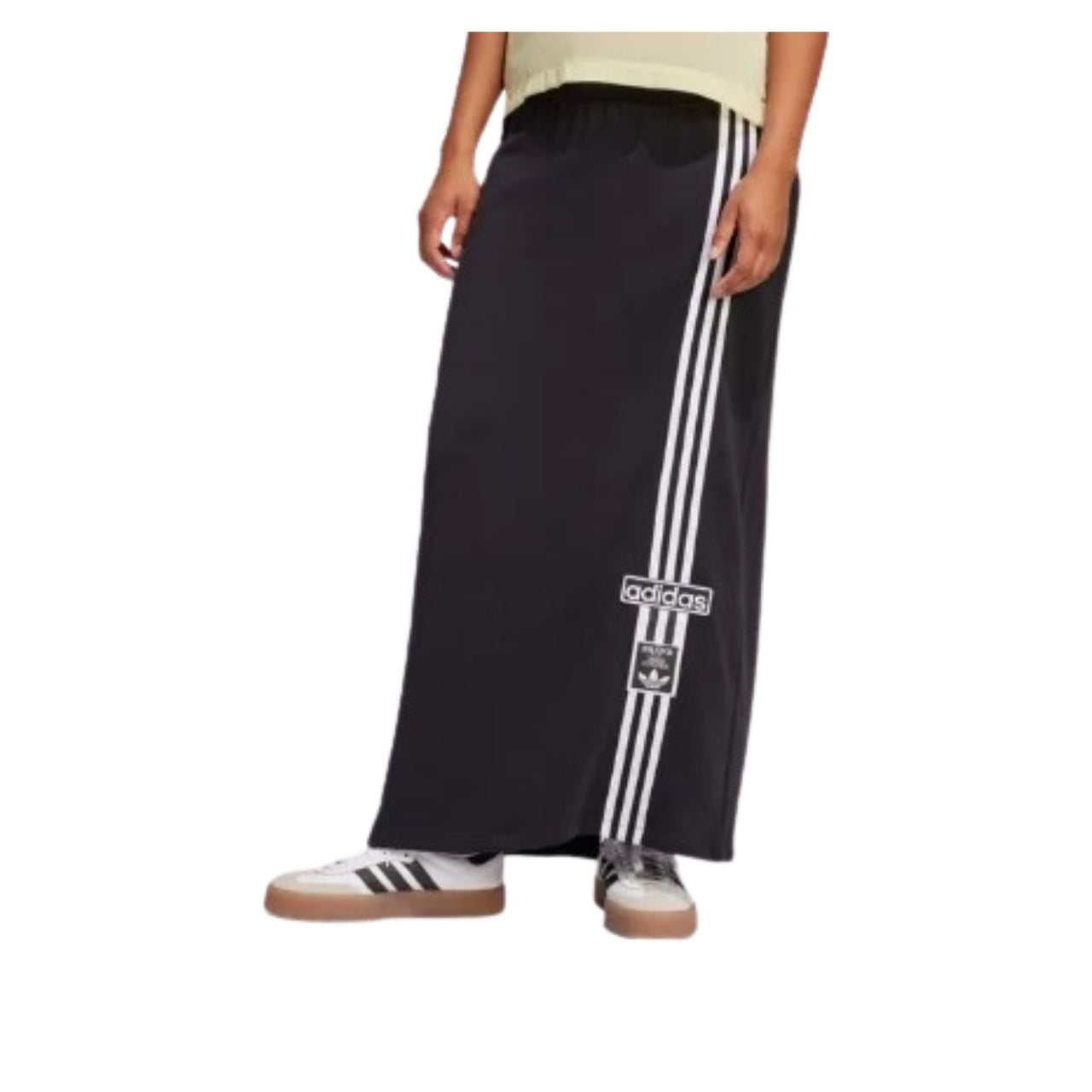(WMNS) adidas Adibreak Maxi Skirt 'Black White' JC8538
