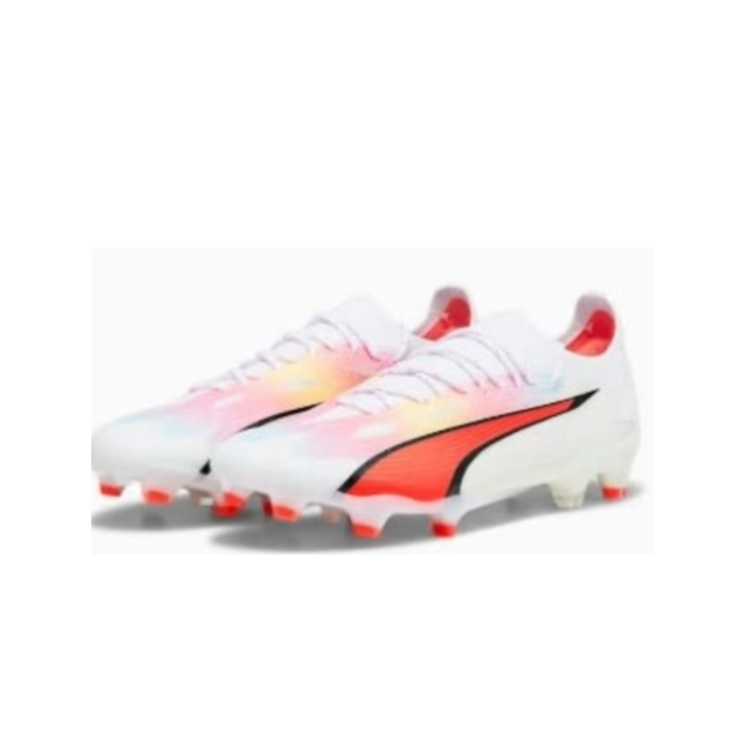 (WMNS) PUMA Ultra Ultimate FG/AG 'White Orange' 107507-01