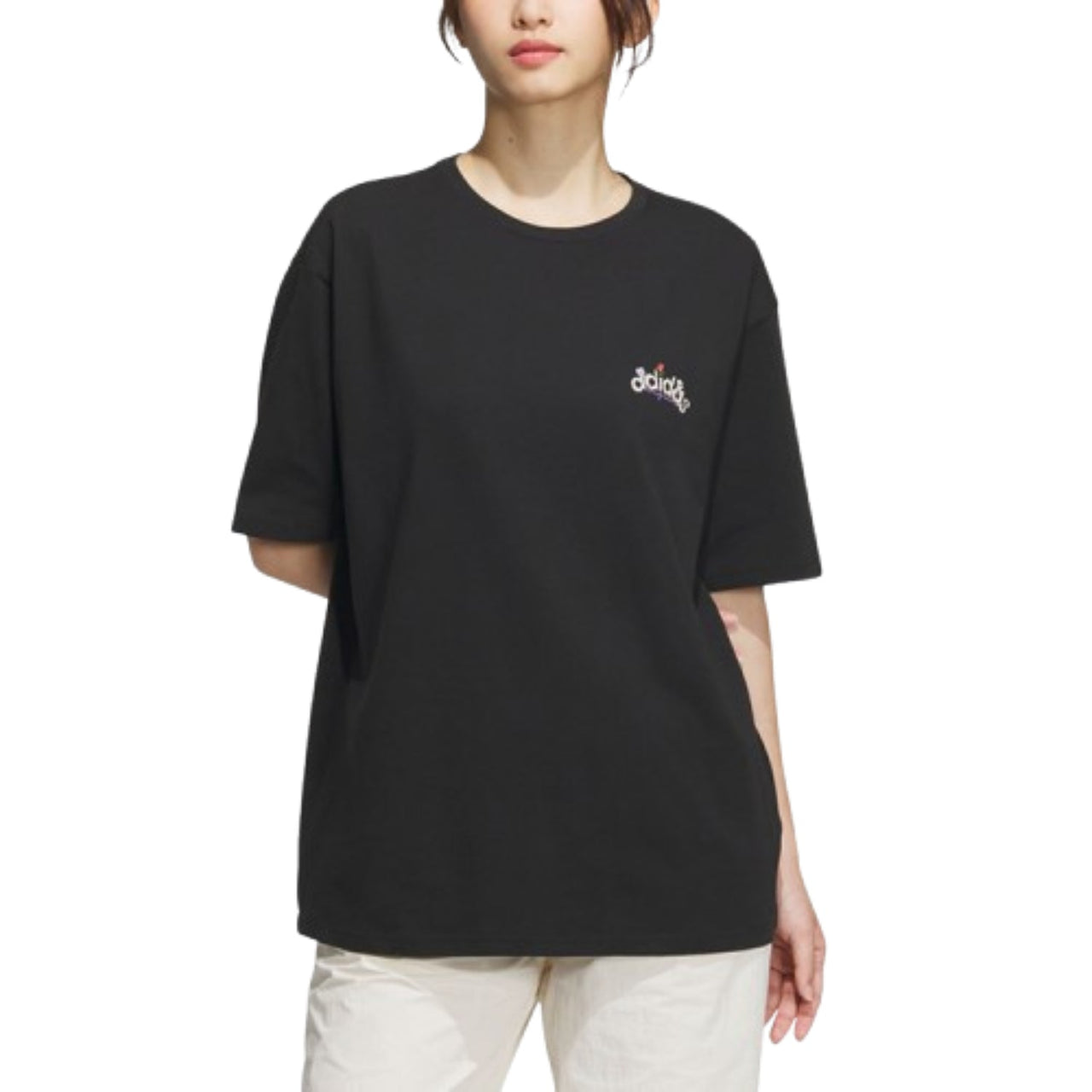 (WMNS) adidas Summer T-Shirt 'Black' IK8635