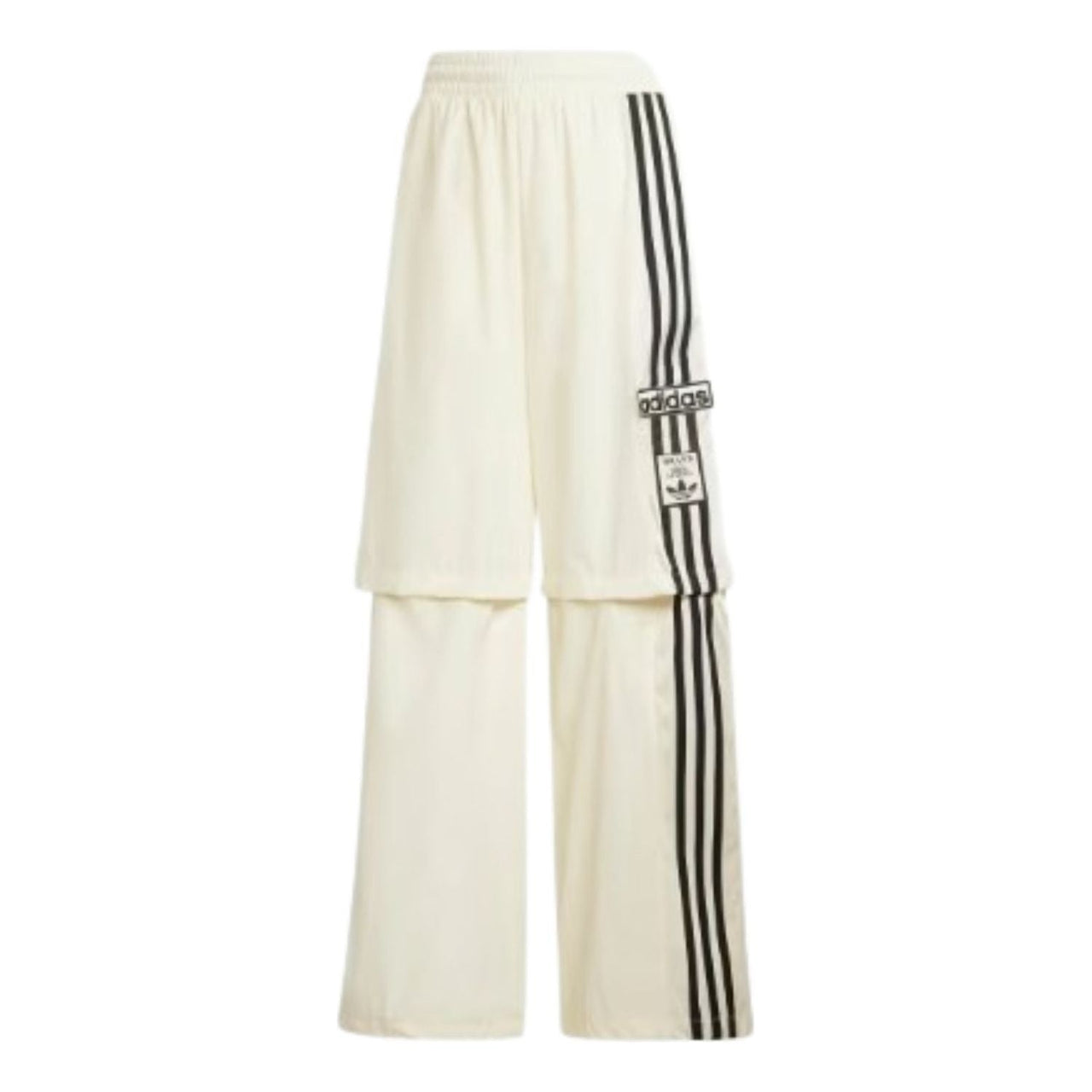 (WMNS) adidas Adibreak Woven Two-In-One Track Pants 'White Black' JD0087