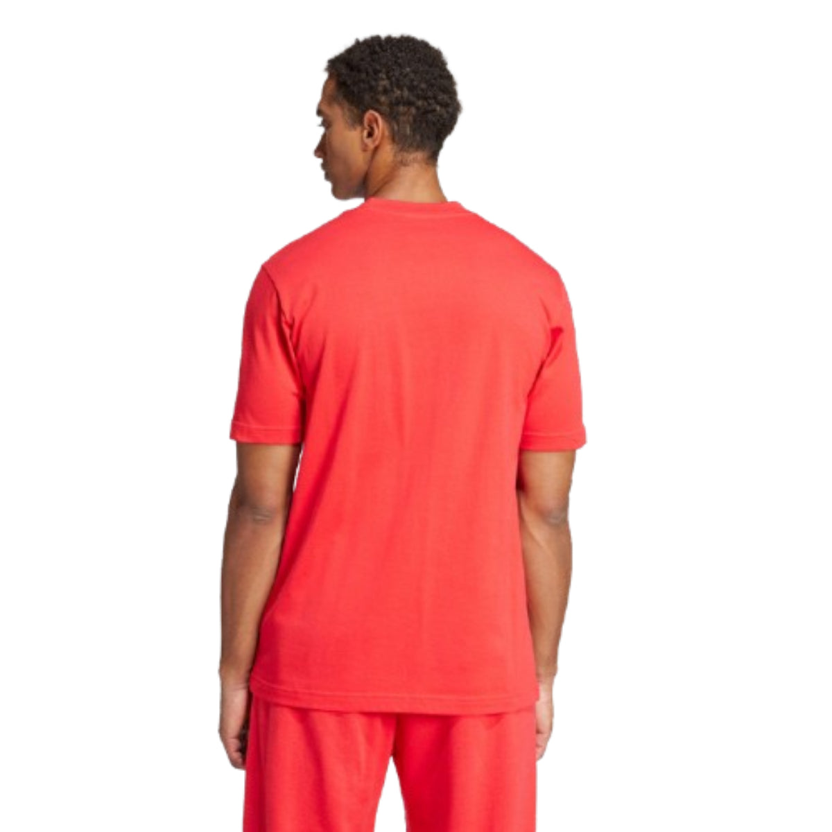 adidas Essentials Big Logo T-Shirt 'Red Black' JE8934