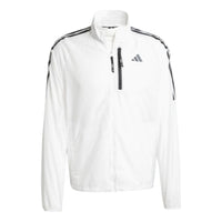 adidas Own the Run 3-Stripes Packable Jacket 'White' JD7760