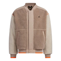 adidas Fleece Collegiate Padded Jacket 'Beige' IL8918