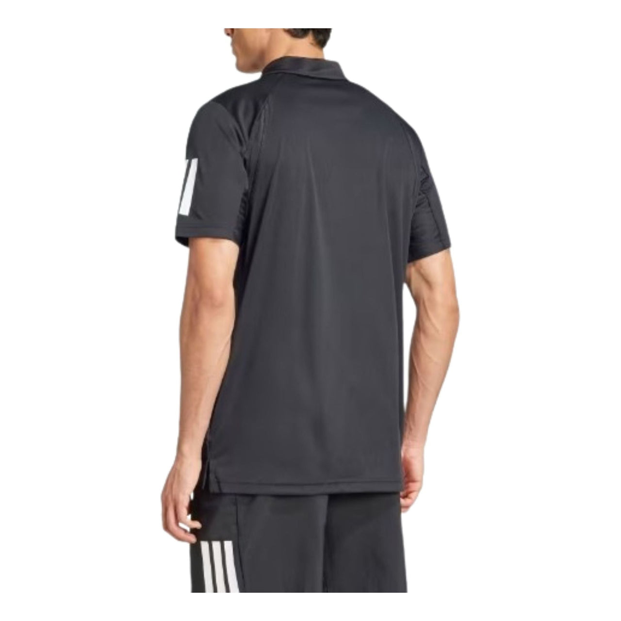 adidas Club Tennis 3-Stripes Polo Shirt 'Black White' JG0985