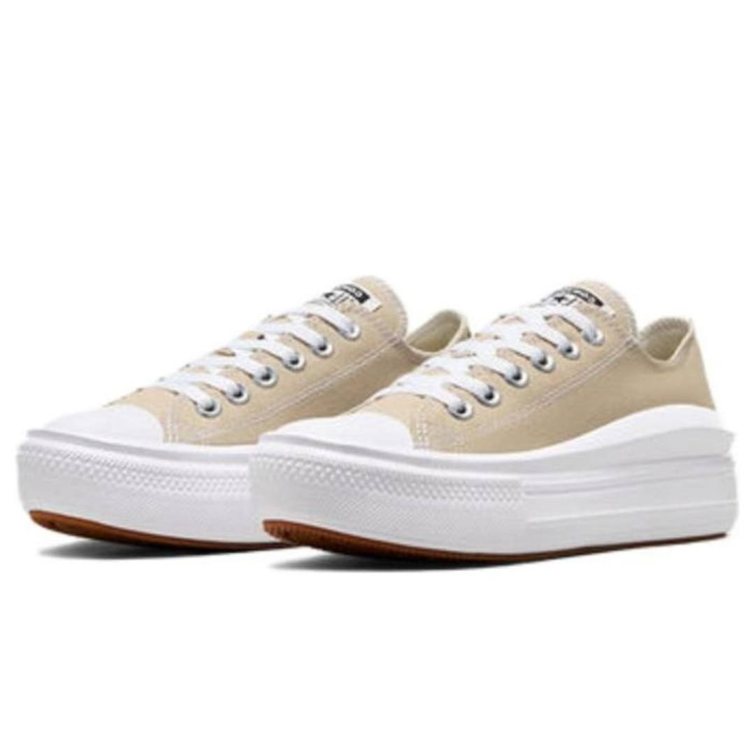 (WMNS) Converse Chuck Taylor All Star Move Ox 'Beige White' A07580C