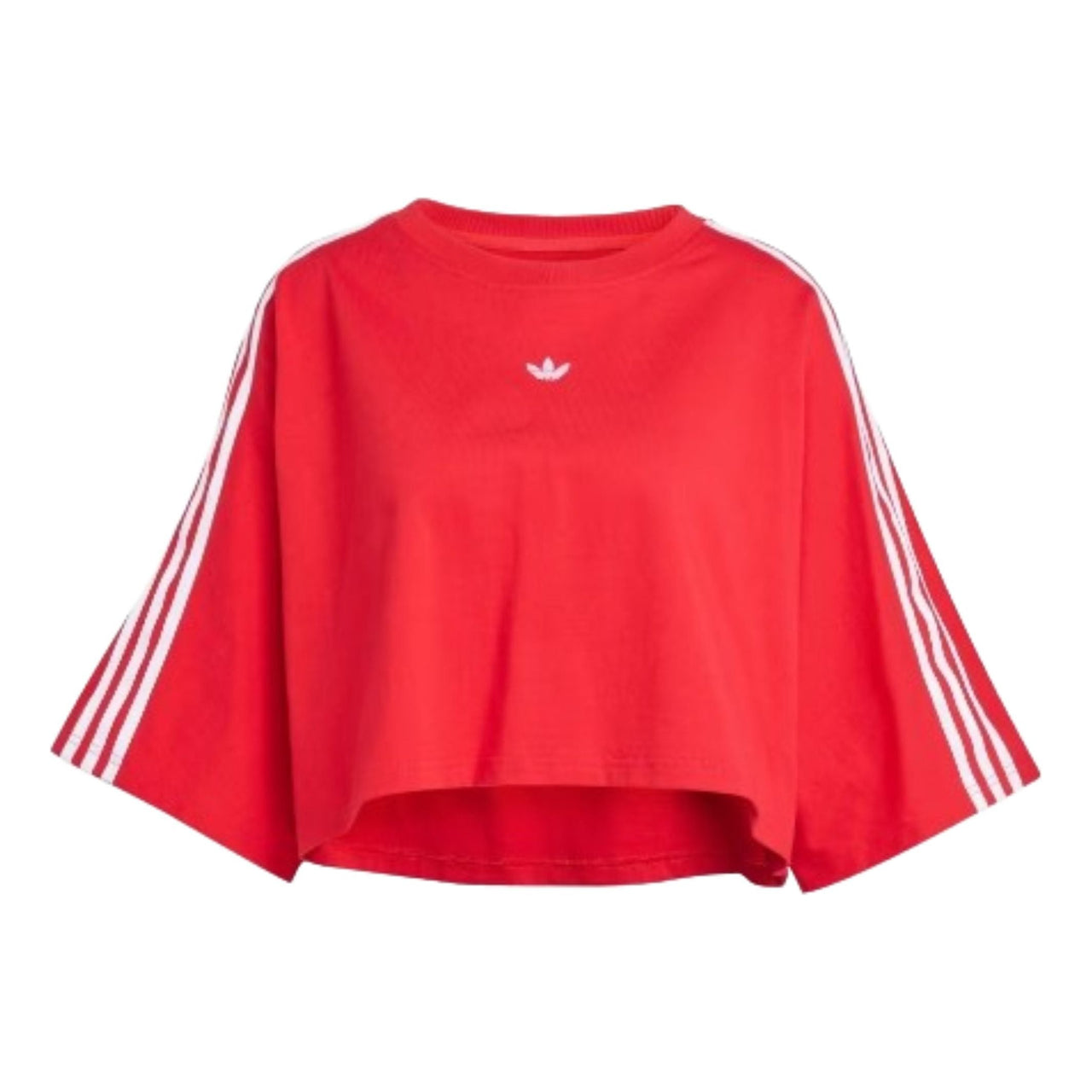 (WMNS) adidas Adilenium Season 3 Boxy Oversized T-Shirt 'Red White' JY8885