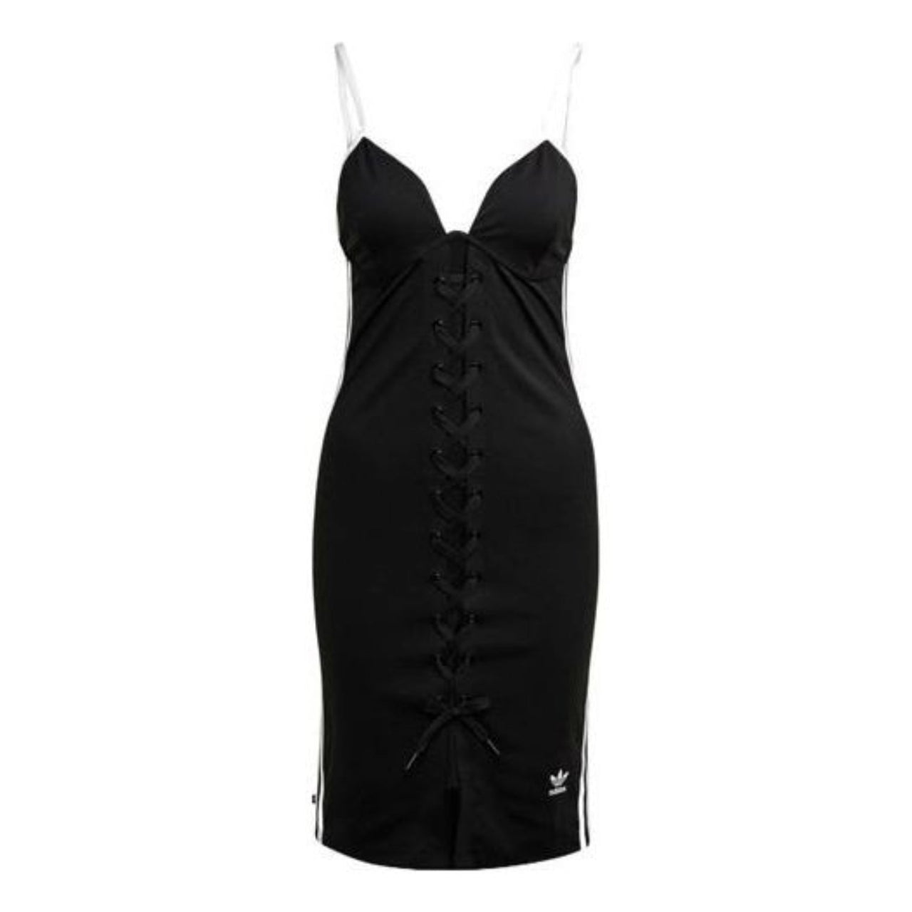 (WMNS) adidas Always Original Laced Strap Dress 'Black' HK5084